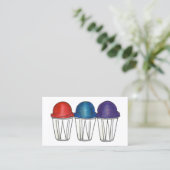 Italiaans Ice Sno heeft ijsscheuren gemaakt Visitekaartje (Staand voorkant)