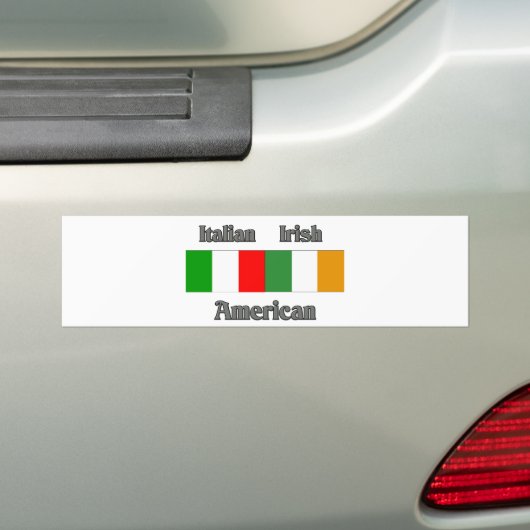 Italiaans Iers Bumpersticker (Op auto)
