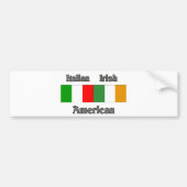 Italiaans Iers Bumpersticker (Voorkant)