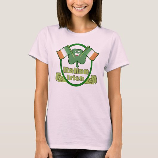 Italiaans Iers St. Patrick's T-shirt (Voorkant)