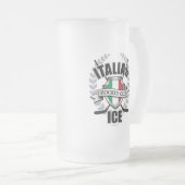 Italiaans ijs matglas bierpul (Voorkant rechts)