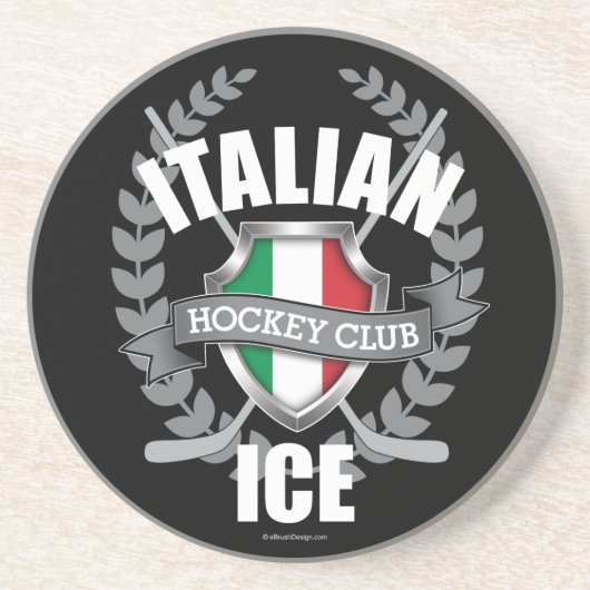 Italiaans ijs zandsteen onderzetter (Voorkant)
