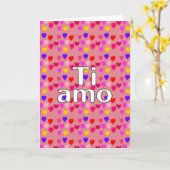 Italiaans - Ik hou van jou Kaart (Gele Bloem)