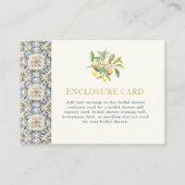 Italiaans Informatiekaartje (Voorkant)