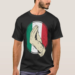 Italiaans Italiaans Handgebaar Vrouwen Mannen T-shirt