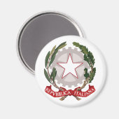 Italiaans Italiaans officieel wapen Heraldry Magneet (Voorkant / Achterkant)