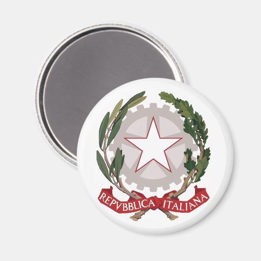 Italiaans Italiaans officieel wapen Heraldry Magneet (Voorkant / Achterkant)