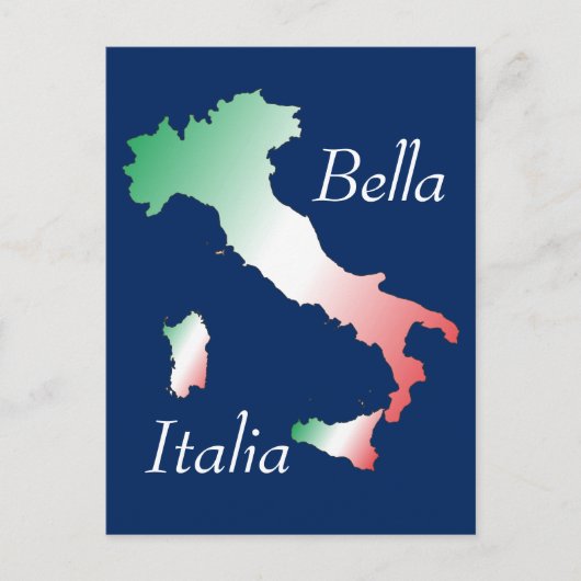 Italiaans - Italiaans Postkarte Briefkaart (Voorkant)