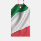 Italiaans Italiaans Vlag Patriotic Service Honor V Cadeaulabel (Achterkant)