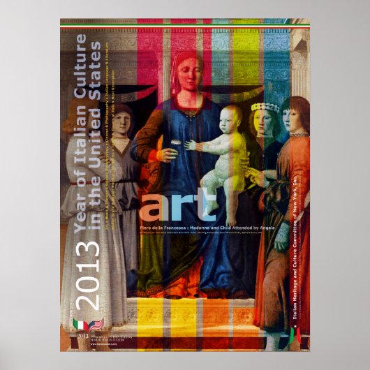 Italiaans jaar van de Italiaanse Poster in de Vere (Voorkant)