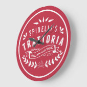 Italiaans Jouw naam Restaurant Logo Trattoria Grote Klok (Hoek)