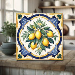Italiaans Keramisch Citroen Tegel Blauw Majolica Tegeltje<br><div class="desc">Italiaans keramische tegel wit en blauw,  mediterrane keuken decor tegel,  Siciliaanse majolica tegel,  traditioneel blauw en wit keramisch patroon,  Amalfi kust keuken inspiratie,  decoratieve tegel ontwerp,  rustieke italiaanse backsplash,  majolica tegel kunst,  handgeschilderde keramische tegel mediterrane keuken esthetiek.</div>