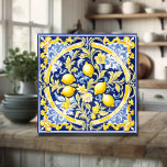 Italiaans Keramisch Citroen Tegel Blauw Majolica Tegeltje<br><div class="desc">Italiaans keramische tegel wit en blauw,  mediterrane keuken decor tegel,  Siciliaanse majolica tegel,  traditioneel blauw en wit keramisch patroon,  Amalfi kust keuken inspiratie,  decoratieve tegel ontwerp,  rustieke italiaanse backsplash,  majolica tegel kunst,  handgeschilderde keramische tegel mediterrane keuken esthetiek.</div>