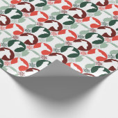 Italiaans kerstcadeaupapier voor Greyhound Cadeaupapier (Hoek)