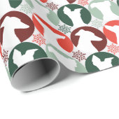 Italiaans kerstcadeaupapier voor Greyhound Cadeaupapier (Rol Hoek)