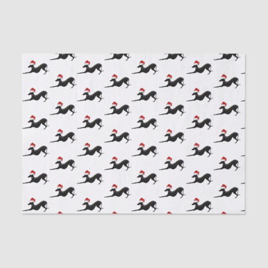 Italiaans kerstcadeautje met kruipende kruiperij tissuepapier (Voorkant)