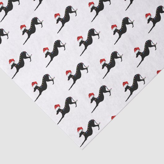 Italiaans kerstcadeautje met kruipende kruiperij tissuepapier (Detail)