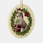 Italiaans kerstDonkey Buon Natale Ornament (Rechts)
