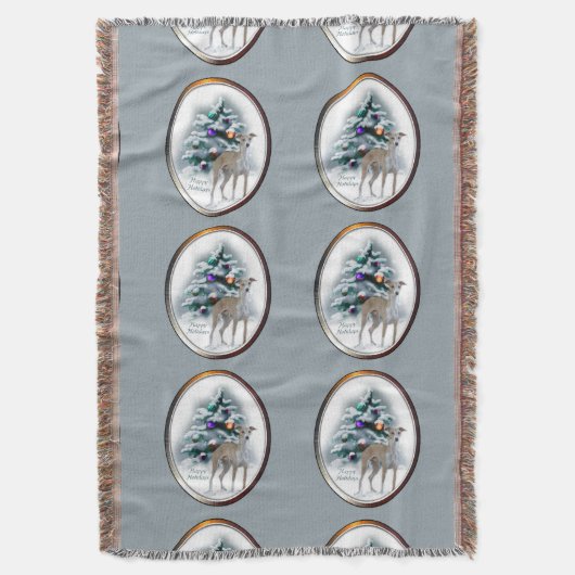 Italiaans kerstfeest deken (Voorkant Verticaal)