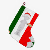 italiaans kerstfeest grote kerstsok (Voorkant (Hangend))