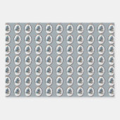 Italiaans kerstfeest inpakpapier vel (Voorkant 3)