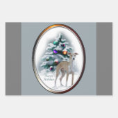 Italiaans kerstfeest inpakpapier vel (Voorkant 2)