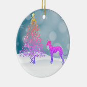 Italiaans kerstfeest keramisch ornament (Rechts)