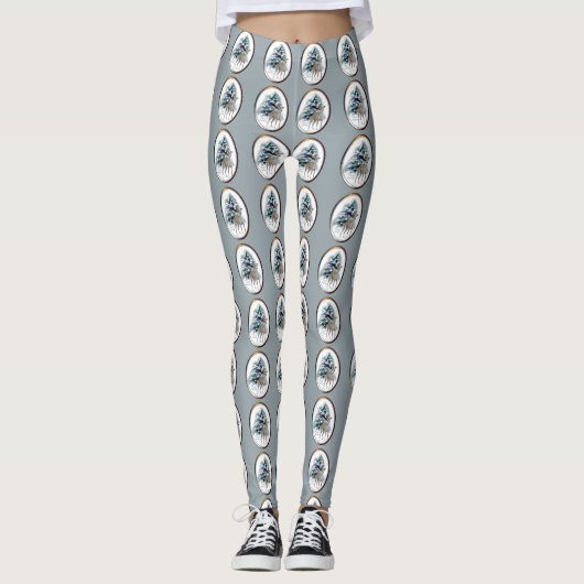Italiaans kerstfeest leggings (Voorkant)