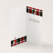 Italiaans kerstfeest met rood kerstfeest kaart (Binnen)