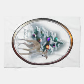 Italiaans kerstfeest theedoek (Horizontaal)