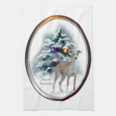 Italiaans kerstfeest theedoek (Verticaal)