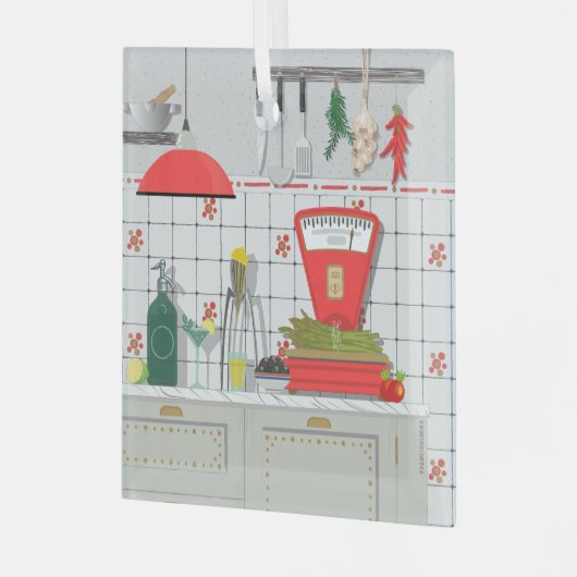 Italiaans keuken ornament (Voorkant links)