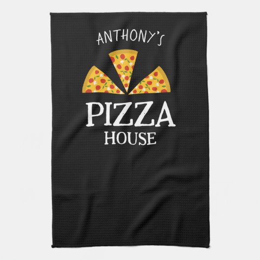 Italiaans keukenhuismerk pizzeria theedoek (Verticaal)