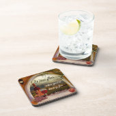 Italiaans kunstwijn in het Toscaanse landschap Bier Onderzetter (Rechterzijde)