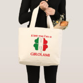 Italiaans Kus Ik ben Girolami Grote Tote Bag (Voorkant (product))