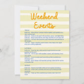 Italiaans kust vrijgezellenweekend kaart (Achterkant)