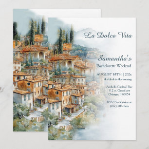 Italiaans kust vrijgezellenweekend kaart