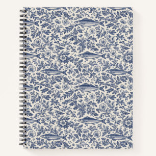 Italiaans kustsardine bloem notebook notitieboek