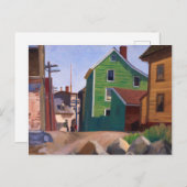 Italiaans kwartier, Gloucester | Edward Hopper | Briefkaart (Voorkant / Achterkant)