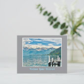 Italiaans Lake District/Lake and Mountains Briefkaart (Staand voorkant)