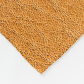 Italiaans lamsleer:  textuur fleece deken (Hoek)