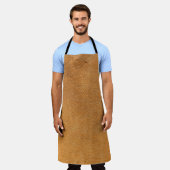 Italiaans lamsleer:  textuur schort (Gedragen)