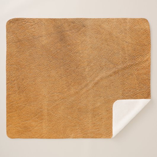 Italiaans lamsleer:  textuur sherpa deken (Voorkant (horizontaal))