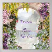 Italiaans land buitenshuis poster (Voorkant)