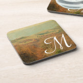 Italiaans land side rollin monogram Drink Onderzet Bier Onderzetter (Linkerzijde)