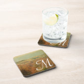 Italiaans land side rollin monogram Drink Onderzet Bier Onderzetter (Rechterzijde)