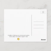 Italiaans land van wijn briefkaart (Achterkant)