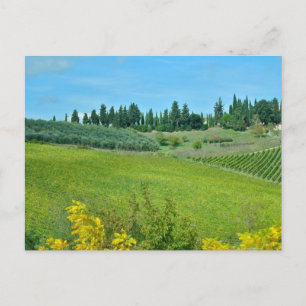 Italiaans land van wijn briefkaart