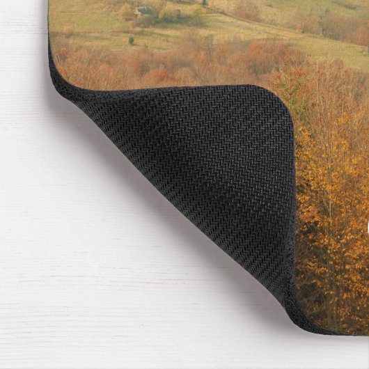 Italiaans land zijde monogram Initiaal Muismat (Hoek)