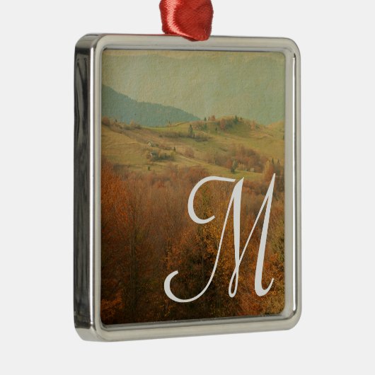 Italiaans land zijde monogram Initiaal Ornament (Rechts)